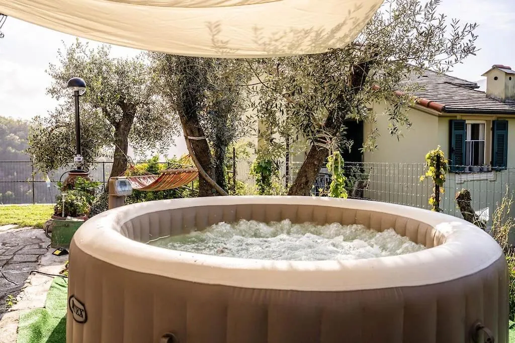 Rainbow House- With Jacuzzi-Wifi-Garden-Balcony-Parking Villa Avegno